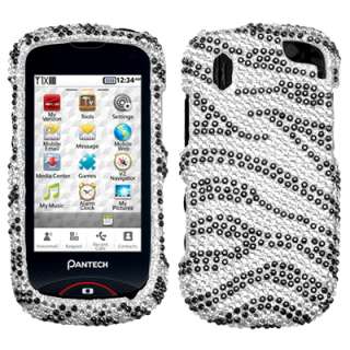   SnapOn Phone Protect Cover Case FOR Pantech HOTSHOT 8992 Zebra  