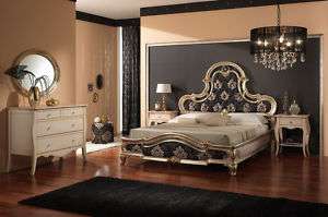 Design Schlafzimmer Barock Royal Königstil Luxus Stilmöbel Italien 