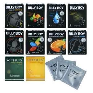 Billy Boy + Vitalis Premium Mix   30 Kondome   12 verschiedene Condom 