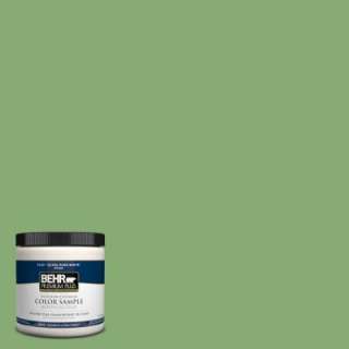 BEHR Premium Plus 8 Oz. Pesto Interior/Exterior Paint Tester # 440D 5 