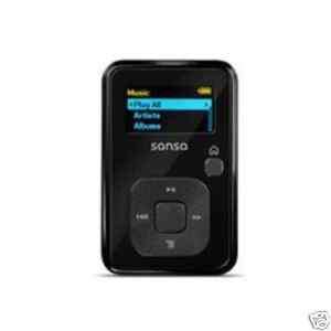 New SanDisk Sansa Clip+ Plus 2GB  Player   Black 0619659059965 