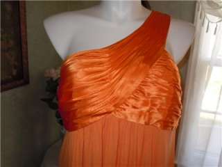  24 DAVIDS BRIDAL Evening Gown,One Shoulder,Goddess Style Dress  