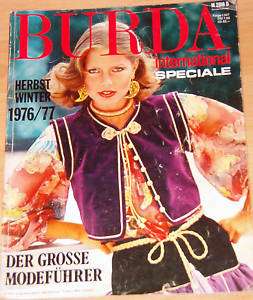 Burda International Speciale Herbst Winter 1976/77  