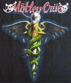 NWOT Motley Crue Vintage 80s Concert T Shirt Dr Feelgood Deadstock 