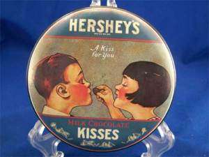 Rare Hersheys A Kiss for You Tin Container 1982 Englan  
