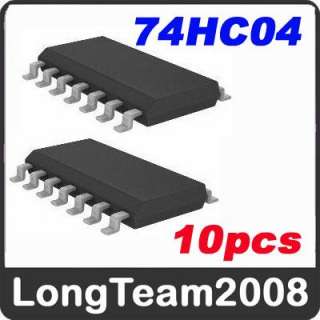 10 Pcs IC 74HC04 Integrated Circuit Hex Inverter SOP 14  
