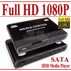 Full HD 1080P HDD Media Player Multimedia Festplatten  HDMI RM/MKV SD 