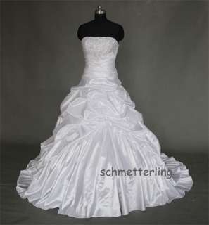 Brautkleid Hochzeitskleid 024 Weiß o.Creme/Gr.34 bis 54  