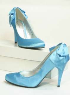 Damen Stiletto Pumps hellblau  Schuhe & Handtaschen