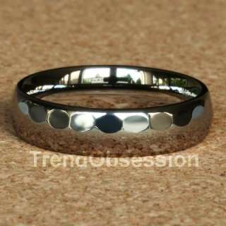 Tungsten Carbide Ring Mens Wedding Band Size 10  