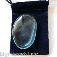 Aqua Obsidian Pocket Healing Crystal Reiki Negativity  