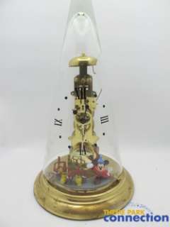 Disney Franz HERMLE Mechanical MICKEY Pendulum Dome Fine Art Mantle 