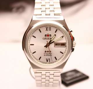 ORIENT STAINLESS STEEL AUTOMATIC WATCH NEW FEM5M015W9  