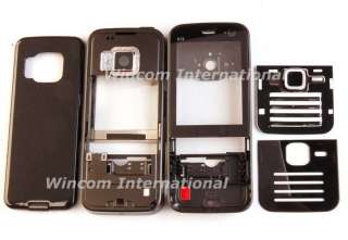 Faceplate Housing For NOKIA N78 Black Cover + Keypad  