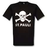  St Pauli Totenkopf T Shirt schwarz Weitere Artikel 