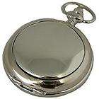 PEWTER DOUBLE FULL HUNTER POCKET WATCH INCLUDING YOUR ENGRAVING NEW
