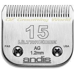 Andis UltraEdge Clipper Blade #15, 1.2mm dog pet, Oster  