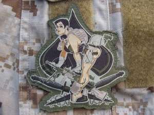   OPERATER GIRL PINUP MORALE PATCH SOF RANGERS SEALS AFGHANISTAN VELCRO