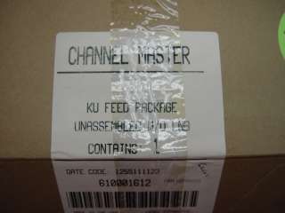 Channel Master .90/1.0M AZ/EL Mount & Ku Feed Kit  