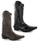 More Like MENS LEATHER COWBOY WESTERN CALF LENGTH BOOTS SIZE 6 12 