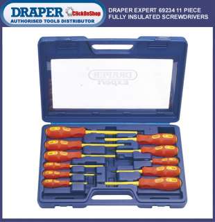 Draper 69234 Insulated VDE Electricians Screwdriver Set  