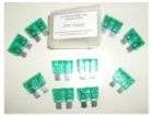10 x Automotive Standard Blade Type Fuses   30A (Green)