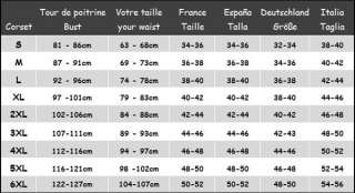   Mariage Brocade Corset Bustier Blanc Top ( 3X 4X 5X 6X)