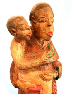   Ancien Colon EWE du TOGO   Statue Bois   Art Africain