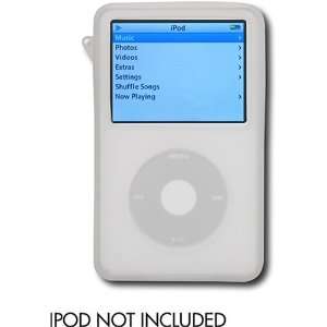 Init 30GB iPod Video Silicon Skin / Case ~ White: MP3 