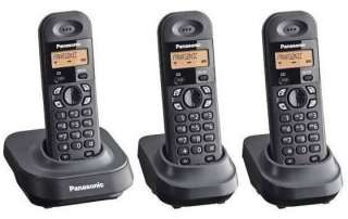 Panasonic KX TG1403 Cordless Dect 3 Phone Pack in Black  
