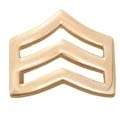 Police Sergeant Chevron Insigina Pins (Gold) *NEW*  