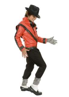 Childs Michael Jackson Thriller Jacket TV and Movie Boys Costumes 