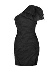 Moshia Asymmetric Organza Dress By Malene Birger   Black   Buy Dresses 