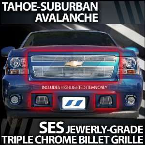  2007 2012 Chevy Suburban SES Chrome Billet Grille (top 