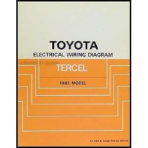 89 Toyota tercel repair manual