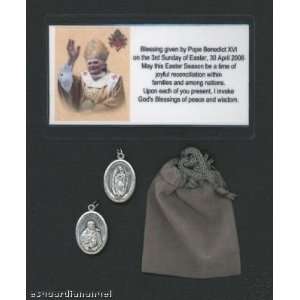  Our Lady of Guadalupe and San Juan Diego Medal Blessed by 