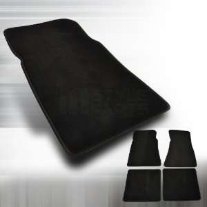  1979 1993 Ford Mustang 4pc Black Floor Mat Automotive