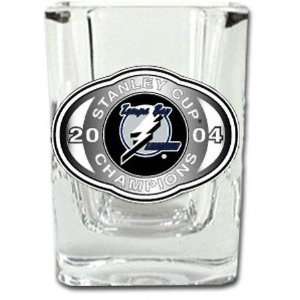  Tampa Bay Lightning 2004 Stanley Cup Champions Shot Glass 