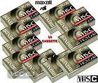 10 MAXELL TC30 VHS C Tapes VHSC 3DAY Priority mail 