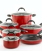  Martha Stewart Collection Nonstick Red Enameled 