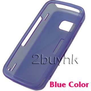 Soft Silicone Skin Case Nokia 5800 Xpressmusic Blue  