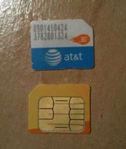 AT&T ATT Micro Sim Card FOR iPhone 4 activation  