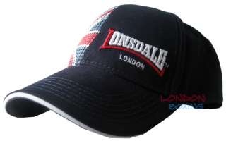   LONSDALE London designer stylish Blue Union Jack design Cap ★  