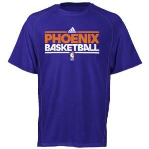  Adidas Phoenix Suns Climalite On Court Heathered T Shirt 