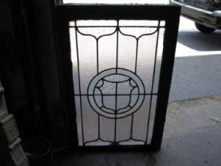 ANTIQUE AMERICAN STAINED GLASS WINDOW ~  