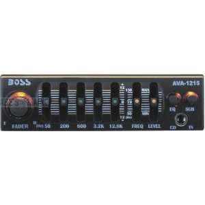  BOSS AVA125 Mini 5 Band Pre amp Equalizer with Subwoofer 