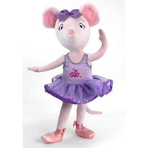   Lavender Angelina Ballerina 18 Cloth Play Doll Toys & Games