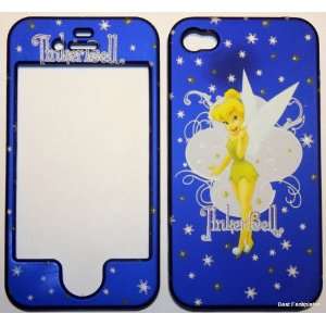 Tinkerbell (Blue) Apple iPhone 4 Faceplate Hard Cell Protector housing 