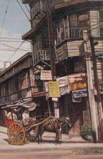 INTRAMUROS 24x30 Philippine Art Oil Painting LISTED  