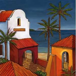  Antigua I   Giclee On Watercolor Paper by Paul Brent. Size 